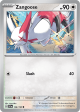 S&V Base 146 Zangoose Reverse Holo